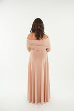 Load image into Gallery viewer, The Serena off shoulder Jersey dress
