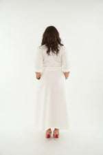 Load image into Gallery viewer, The Margot White minimalistic maxi dress