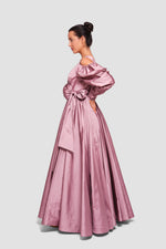 Load image into Gallery viewer, Kali Muted Mauve Taffeta