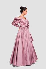 Load image into Gallery viewer, Kali Muted Mauve Taffeta