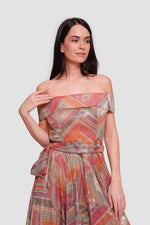 Load image into Gallery viewer, Kim Black And Silver Accents Off-shoulder Corset Maxi Dress