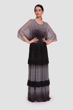 Load image into Gallery viewer, Celine Black And Silver Metallic