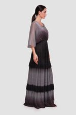 Load image into Gallery viewer, Celine Black And Silver Metallic