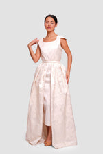 Load image into Gallery viewer, Storm Ombre Floral Print Pleated Sleeveless Maxi Dress