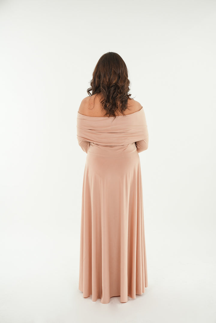 The Serena off shoulder Jersey dress