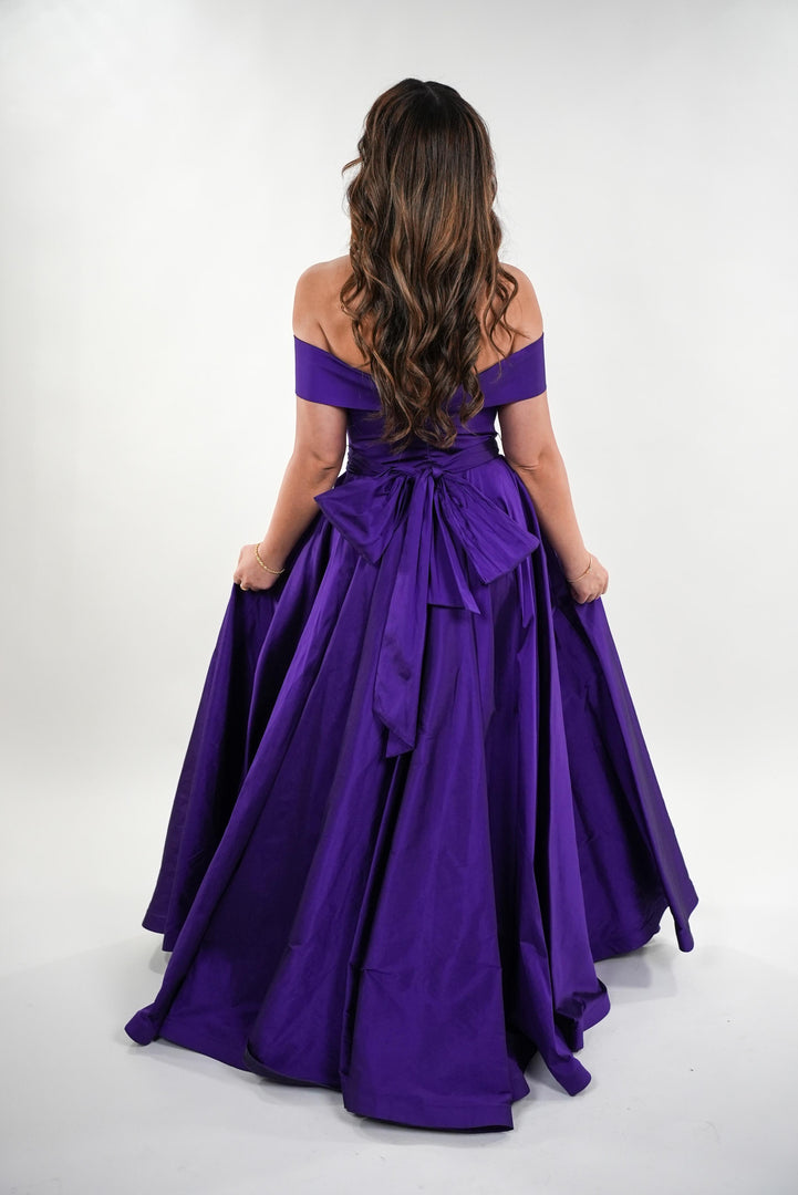 Maeve off shoulder neckline corset maxi dress