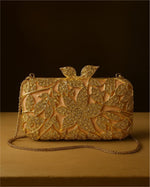 Load image into Gallery viewer, The Rose Gold Petal Clutch